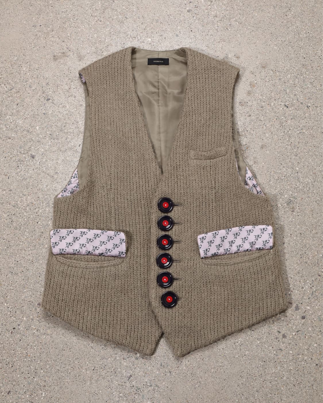 UNDERCOVER AW05 Rabbit Lining Knit Vest 상품이미지3