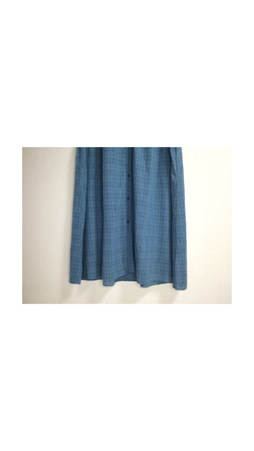 빈티지 차이나카라 슬리브리스 블루 원피스 상품이미지3