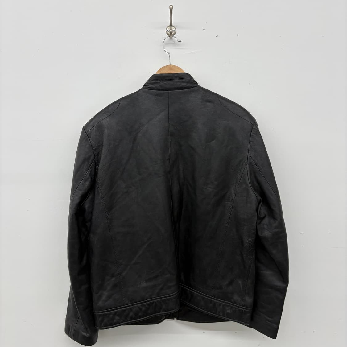빈티지 블랙 양가죽 자켓 남성 L 상품이미지5
