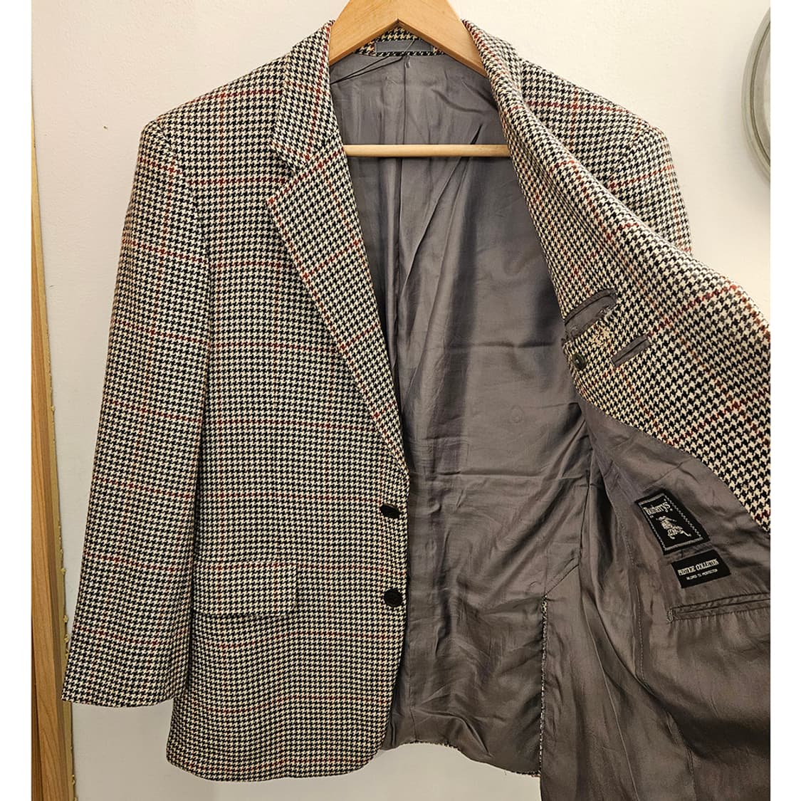 BURBERRY / 버버리 울&캐시미어 투버튼 모직자켓 (M) 상품이미지5