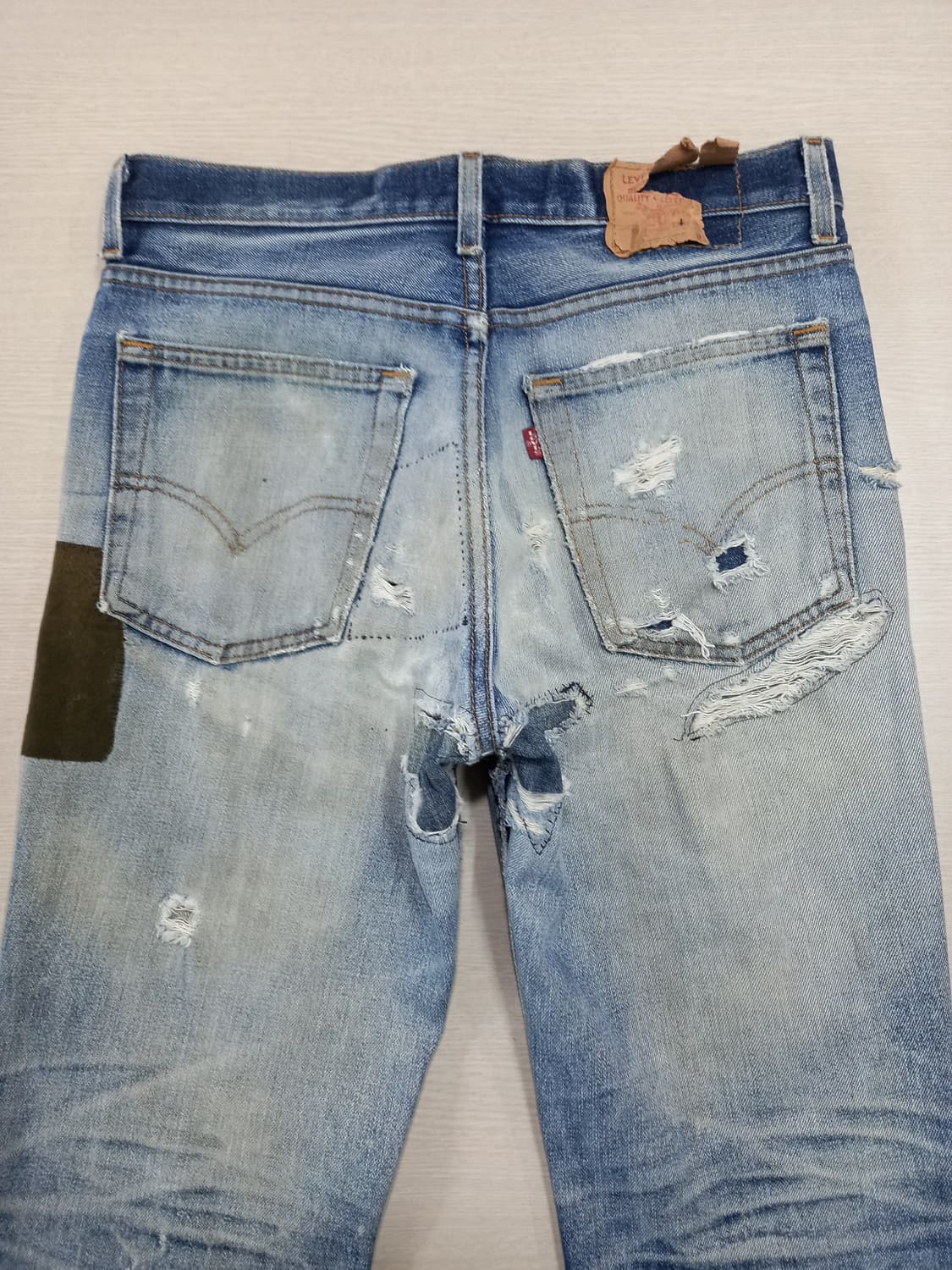 32 00's 리바이스517-03 USA 부츠컷 리폼드진 32-323 상품이미지4