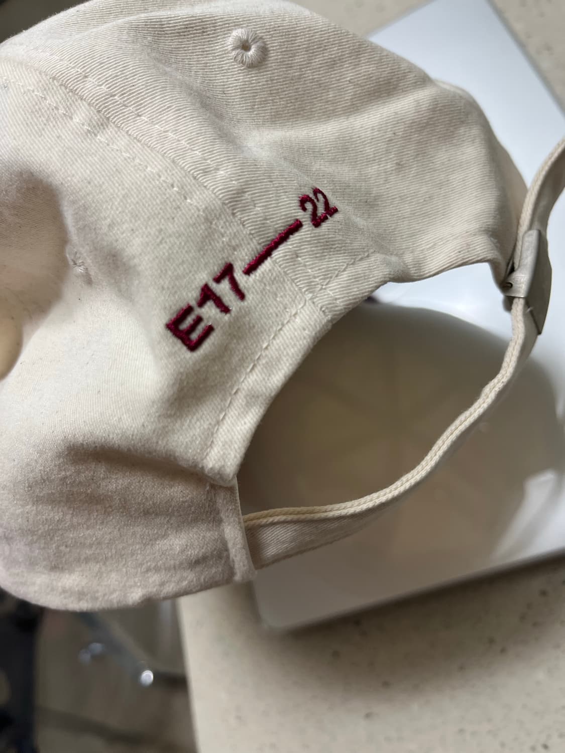 emis 뉴 로고 투톤 볼캡 레드 상품이미지3