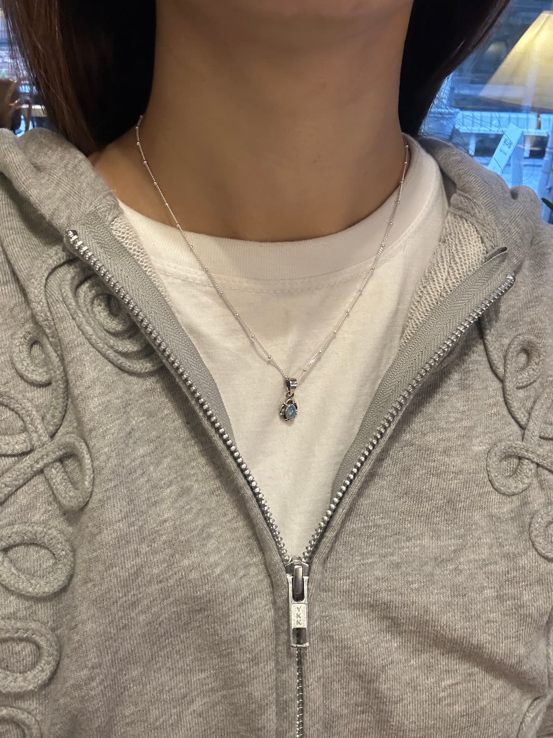 Opal 925silver necklace 상품이미지5