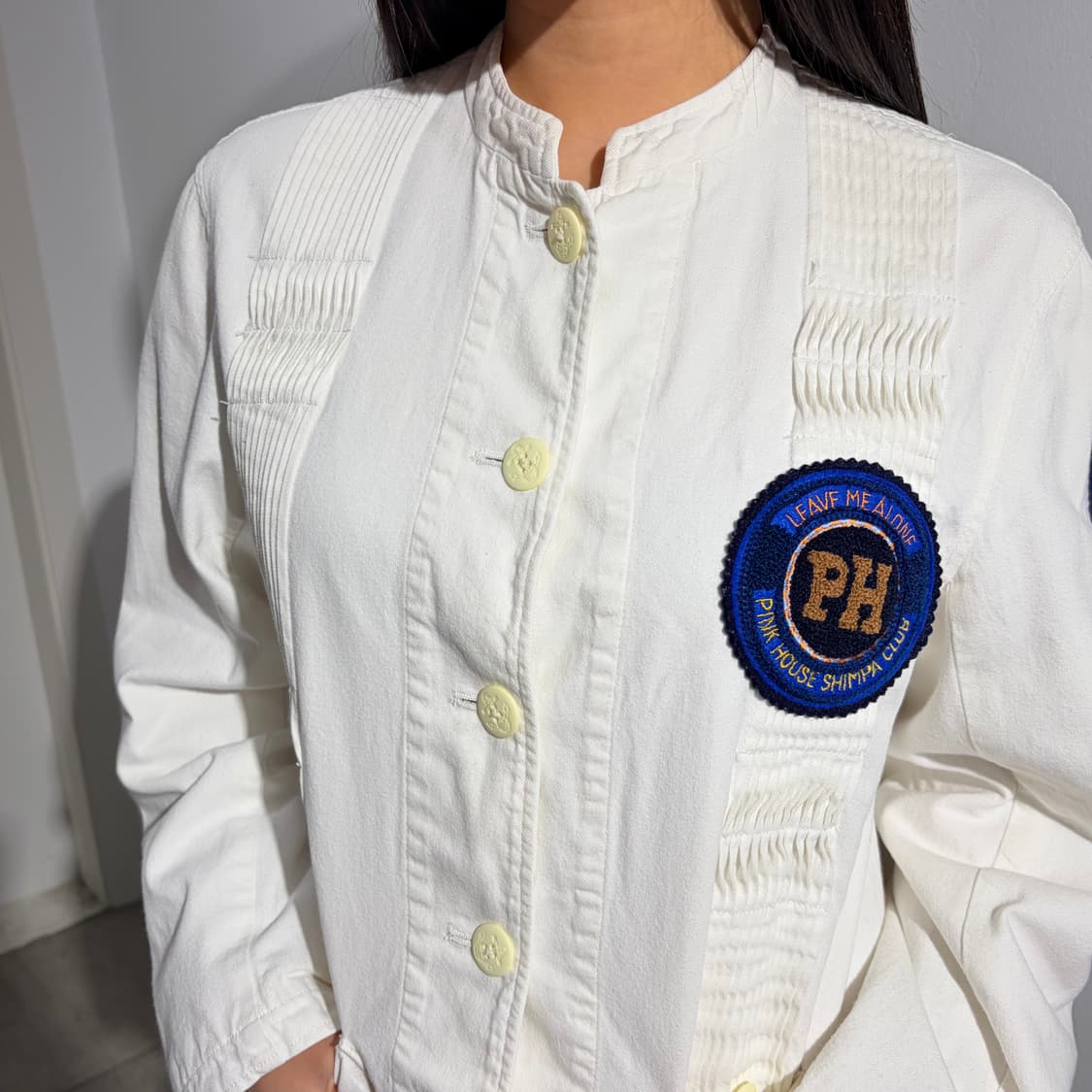Pink house 핑크 하우스 셔츠형 자켓 상품이미지2