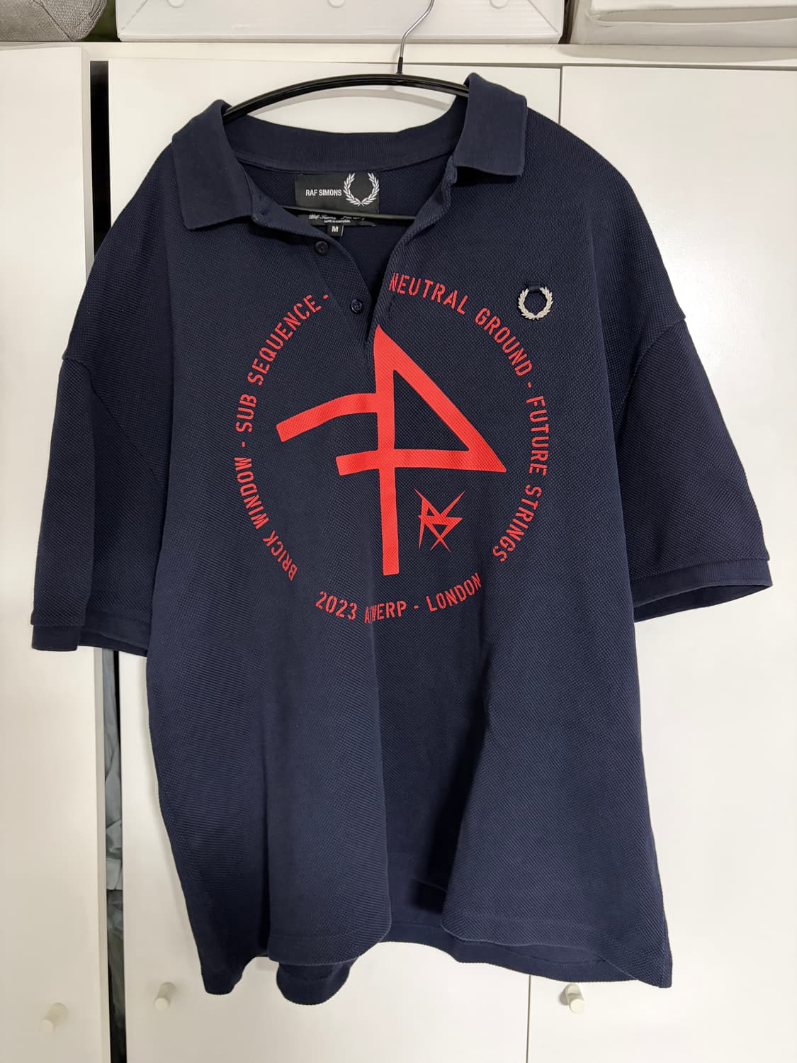 라프시몬스 프레드페리 pk 티셔츠 상품이미지1