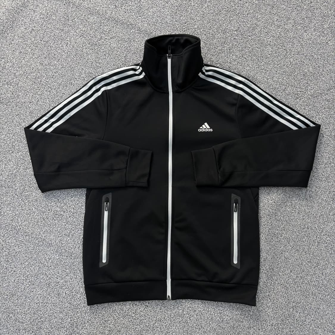 실측 아디다스 트랩 집업 저지 자켓 0305J 상품이미지1
