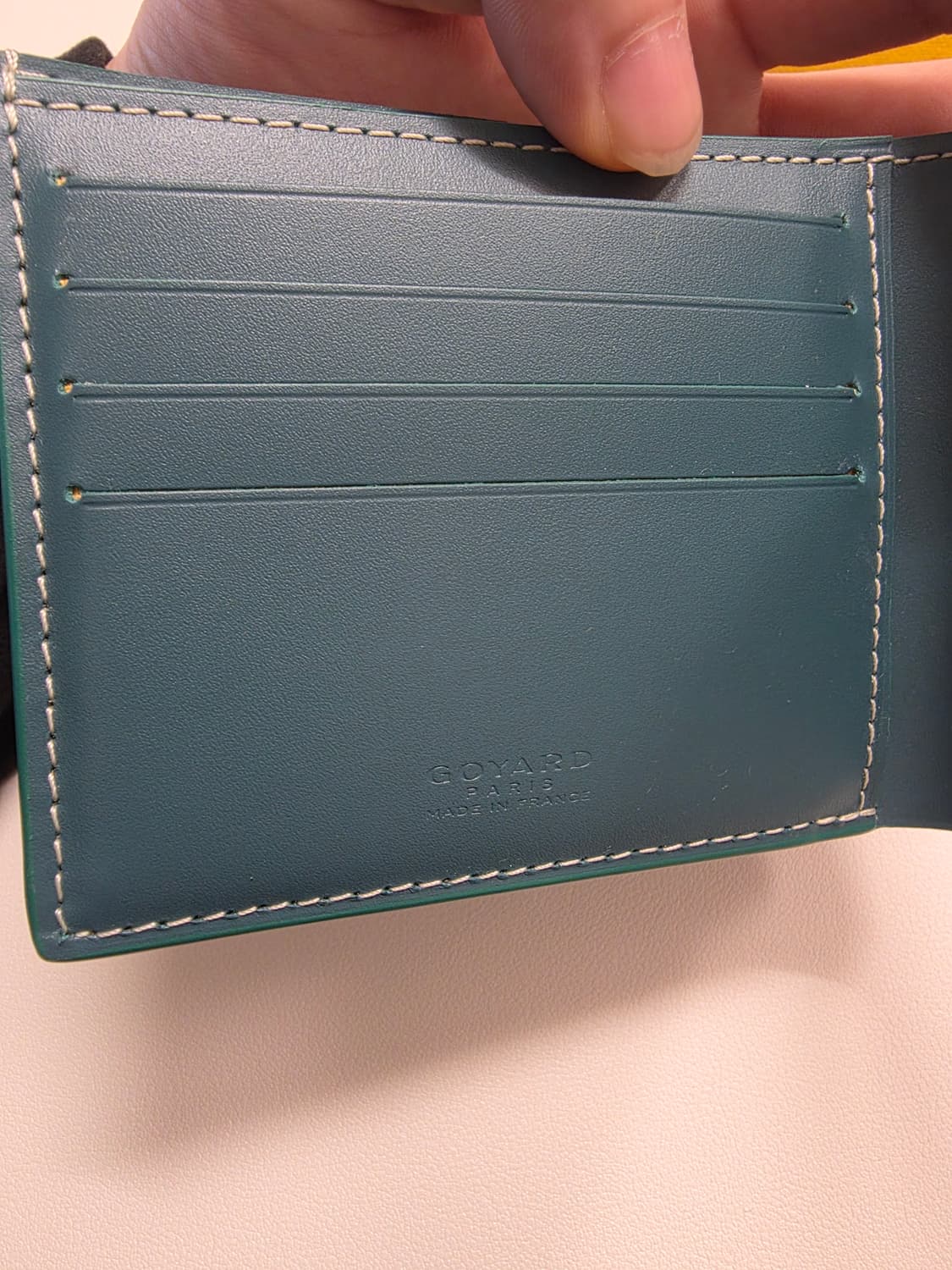 [구매1달] 고야드 빅투아르 반지갑 그린 풀박스 상품이미지3