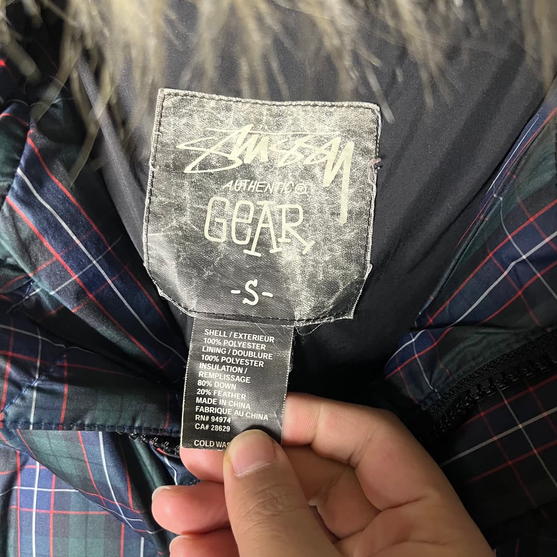 [Stussy] 00's 스투시 어센틱기어 다운 패딩 상품이미지5