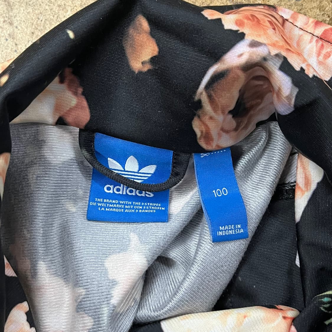 [정품/100] 아디다스 플라워 후드 져지 트랙탑 b16 상품이미지4