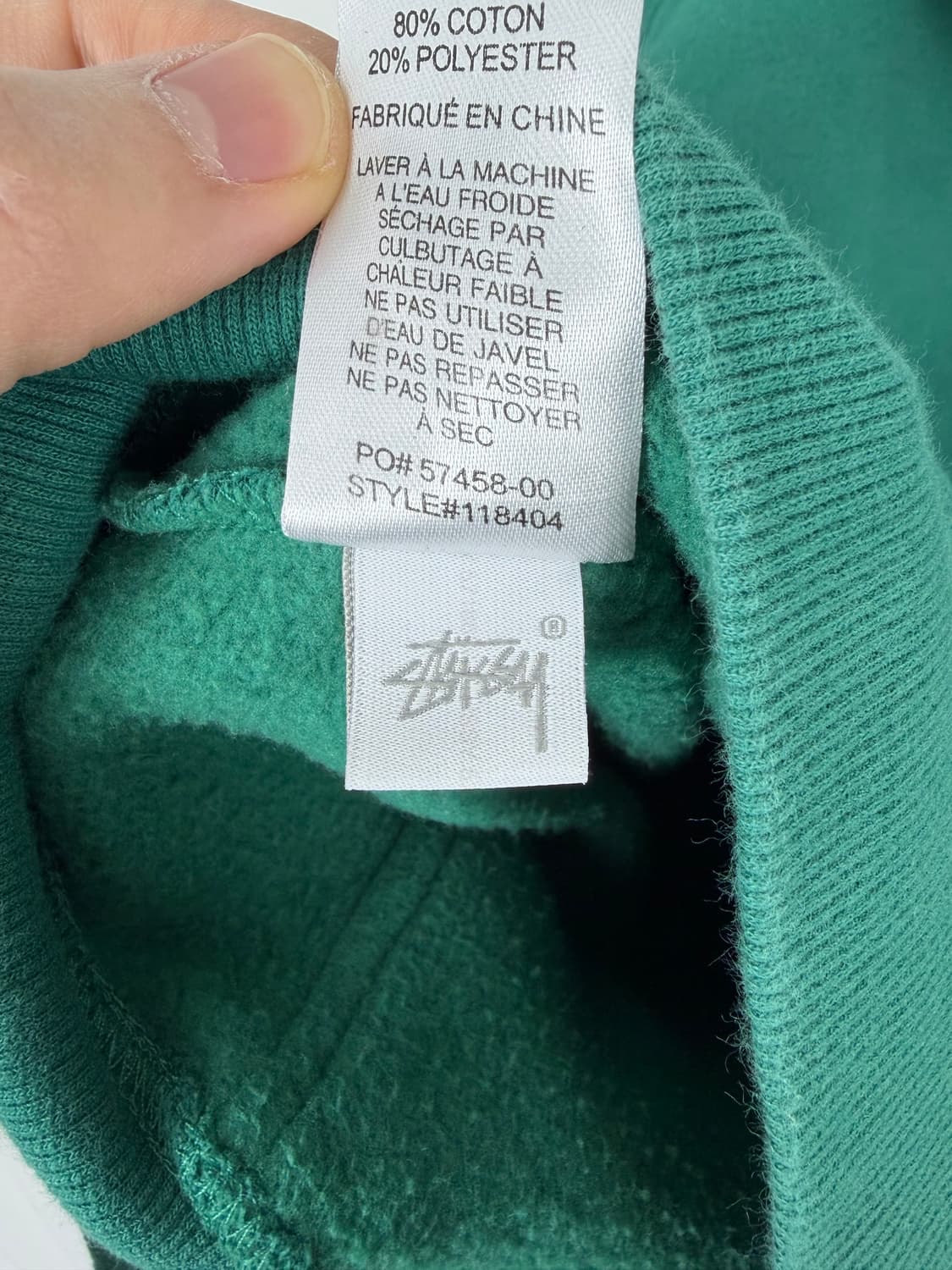 a31) 스투시 라이온 엠브로이드 후드티 상품이미지6