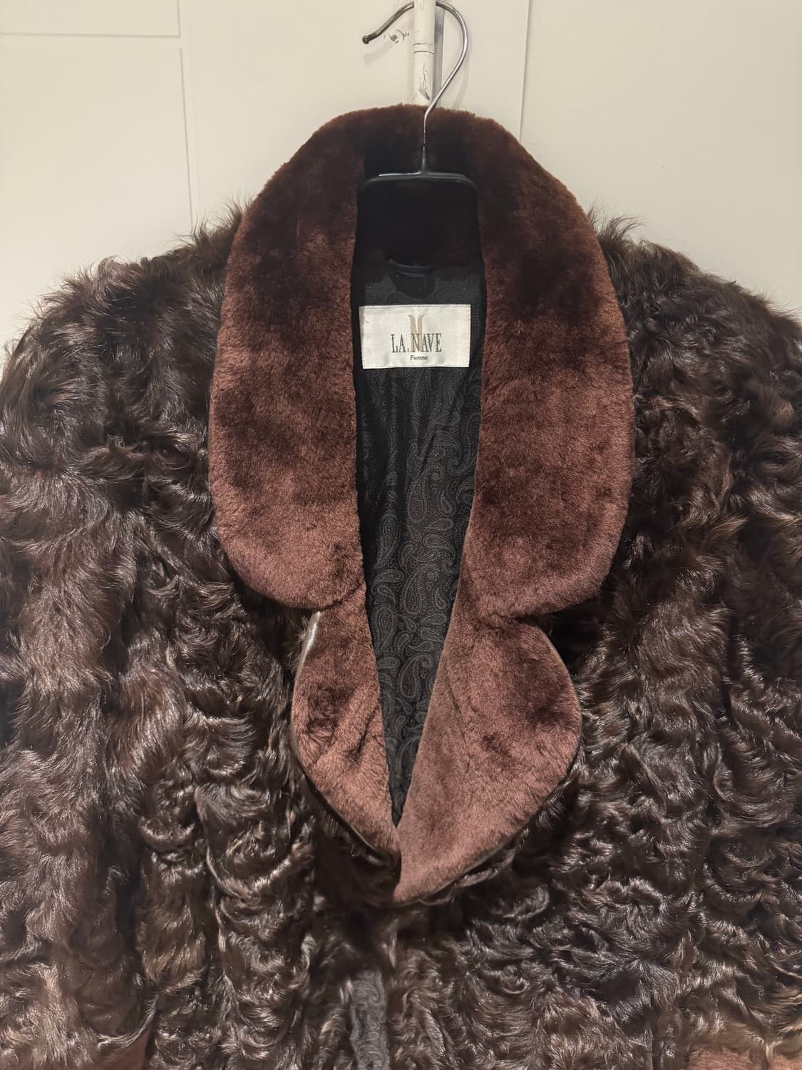 빈티지 양털자켓 브라운 상품이미지3