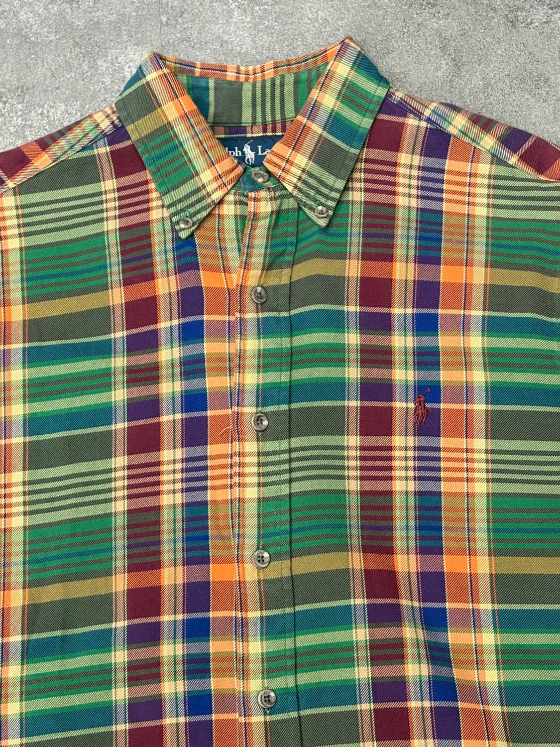 폴로 랄프로렌 헤비코튼 체크셔츠 상품이미지4