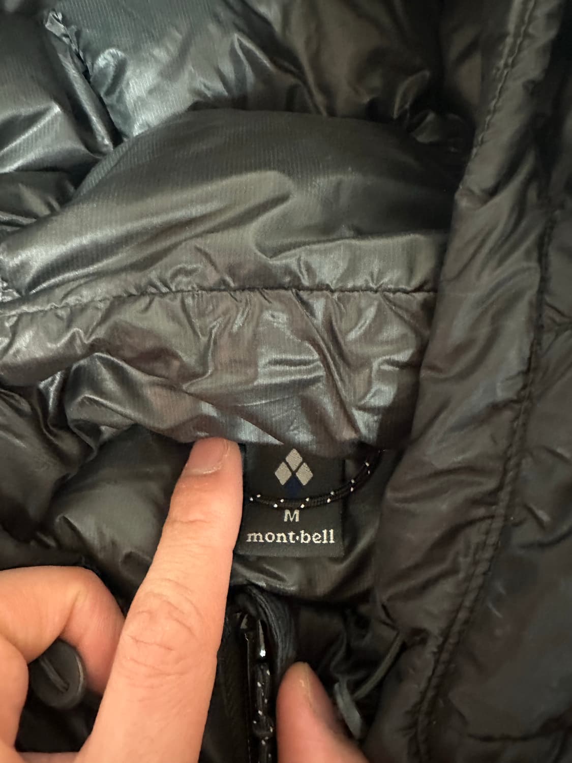 몽벨 슈페리어 다운 파카 블랙 M (L 교환 가능) 상품이미지3