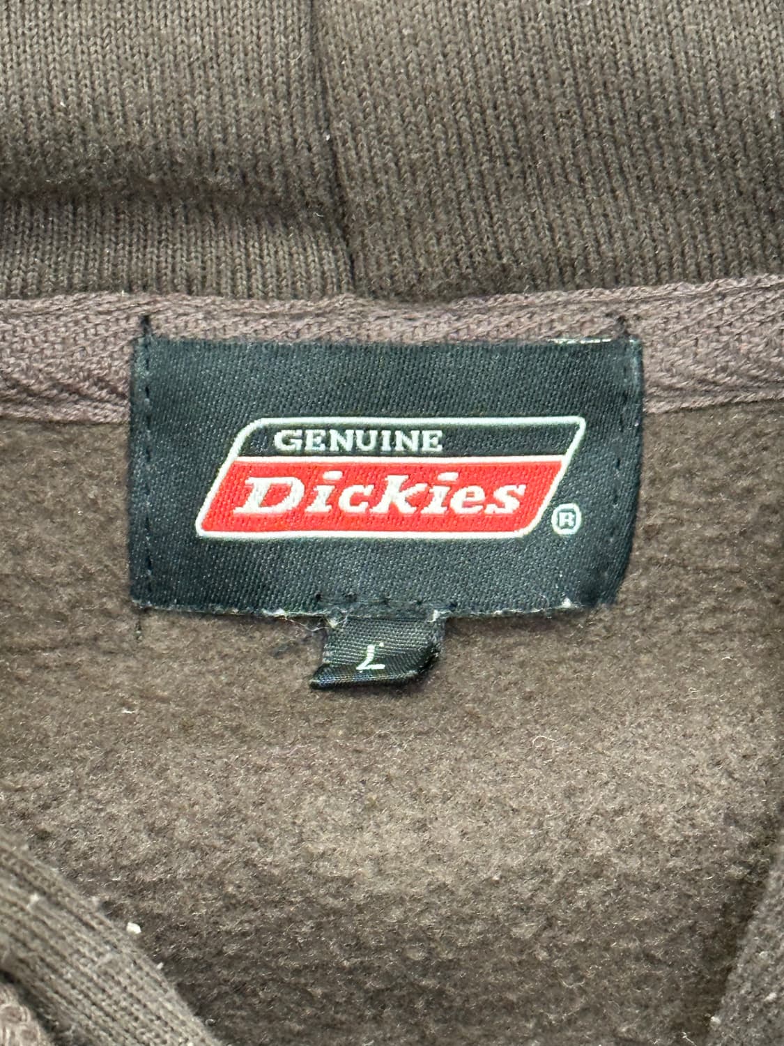 L)디키즈 빈티지 클래식 브라운 플리스 후디 상품이미지6