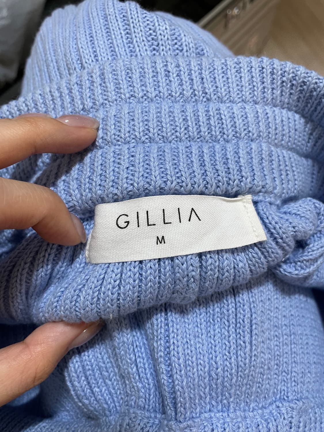 GILLIA 시드니 숏 팬츠 M 하늘색 상품이미지3