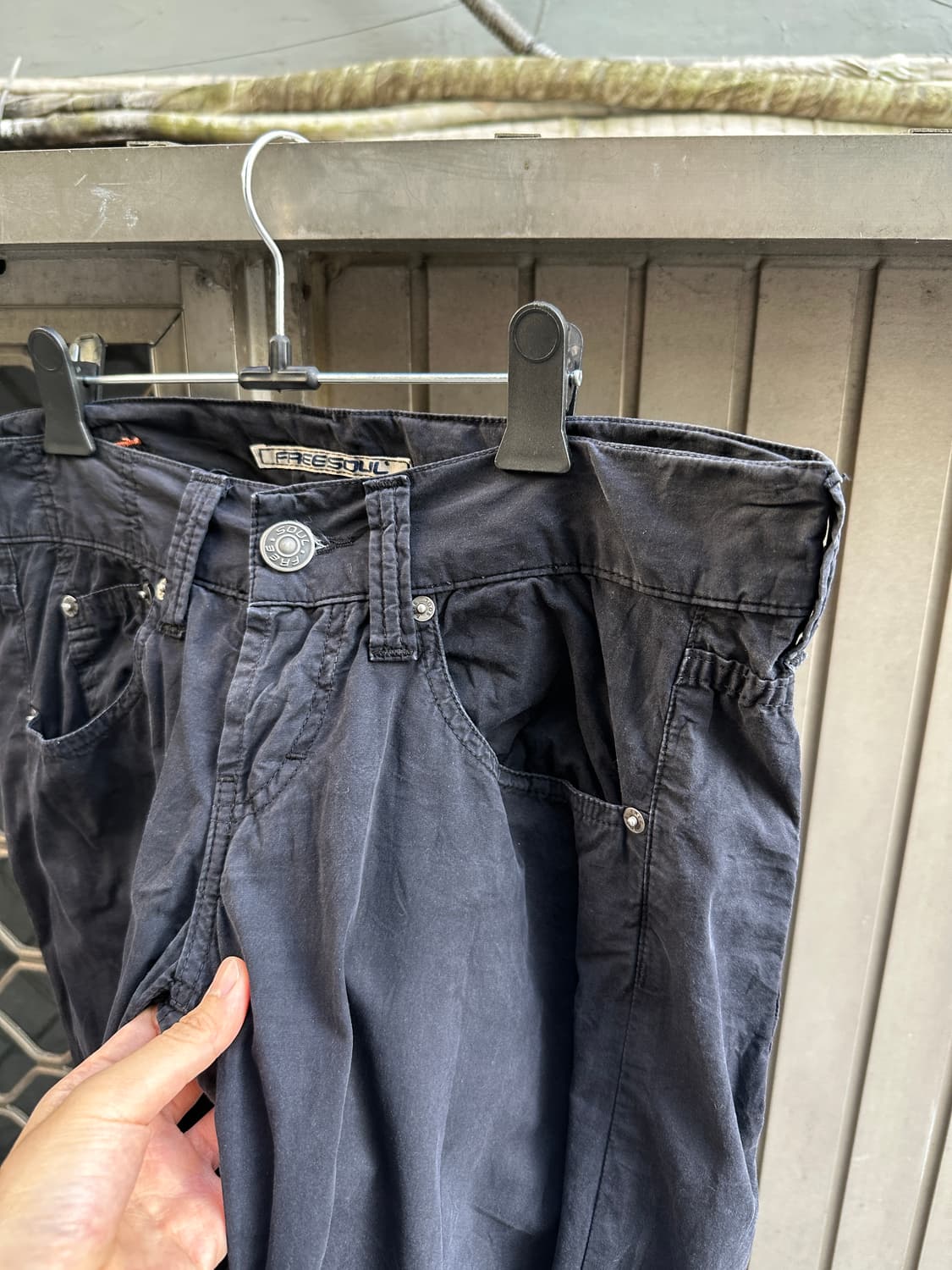 FREESOUL cotton black pants 상품이미지6