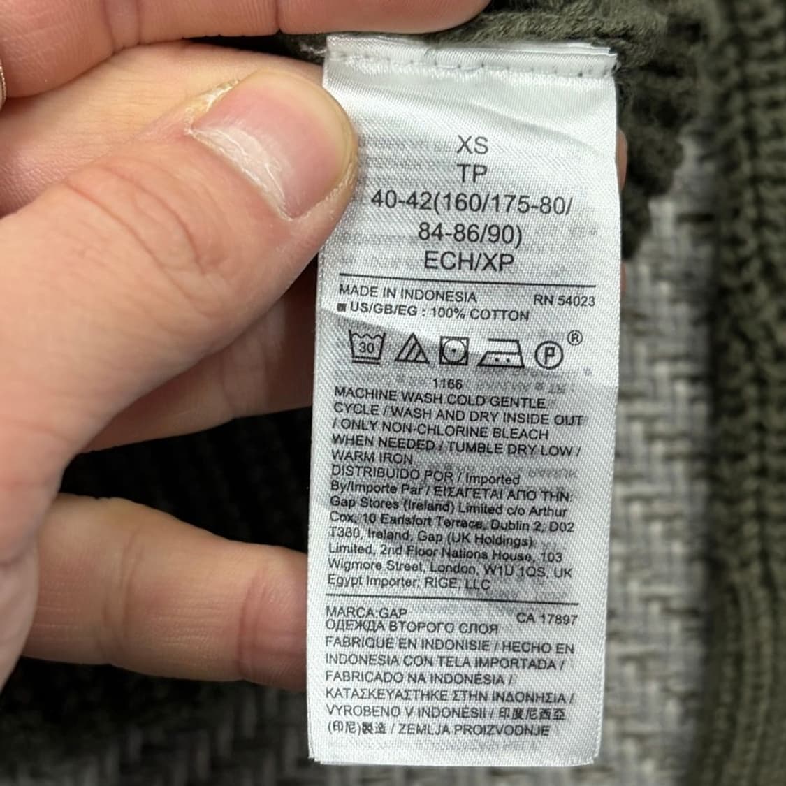 갭 터틀넥 니트 스웨터 v2398 상품이미지6