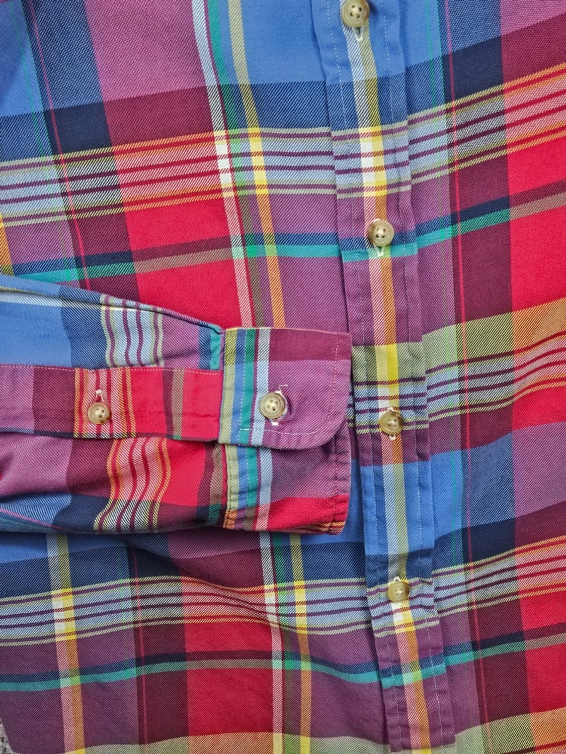 폴로랄프로렌 슬림핏 마드라스 체크 셔츠 ( L ) / 11609 상품이미지10