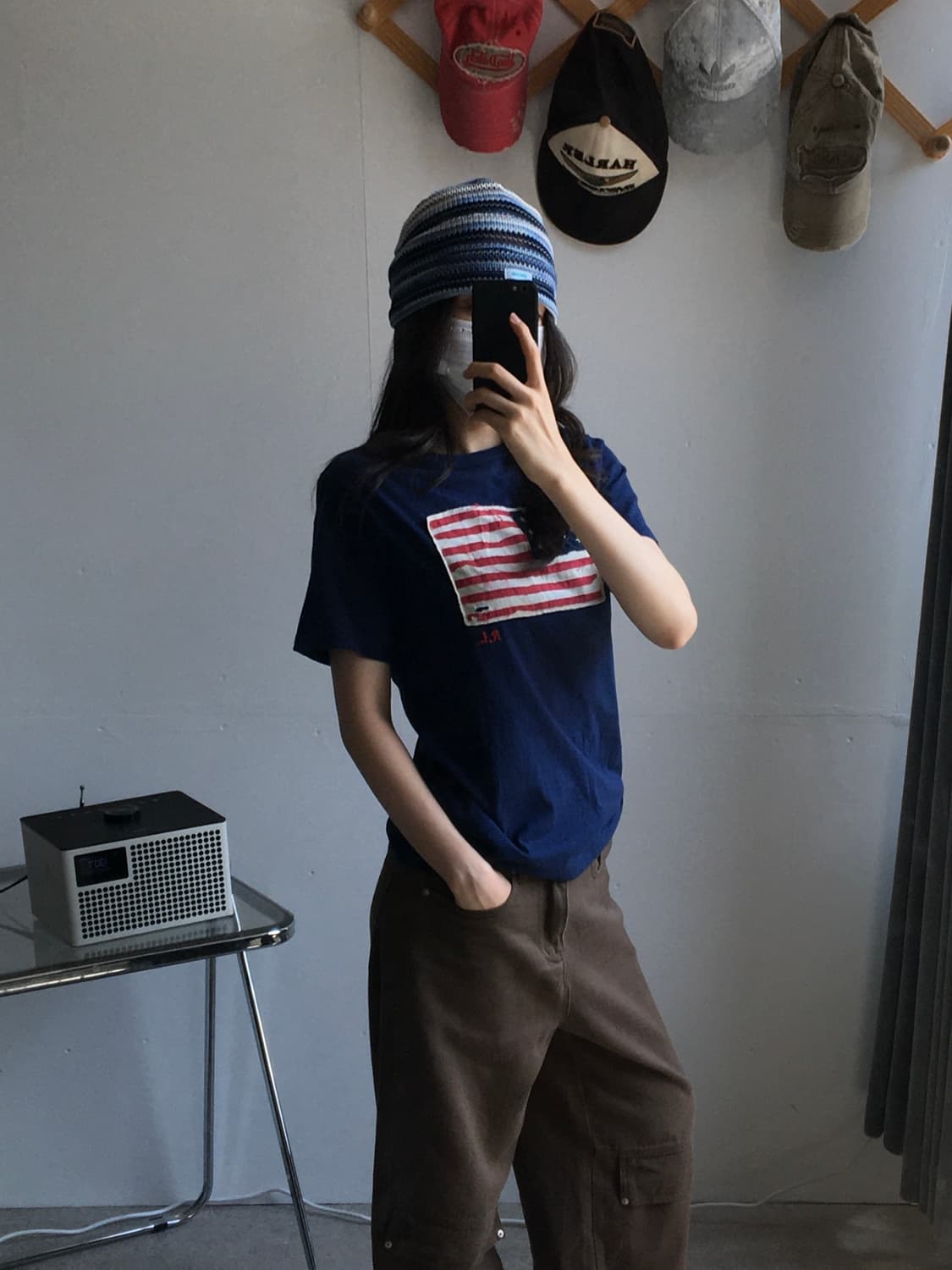 폴로 랄프로렌 성조기 반팔티 상품이미지2
