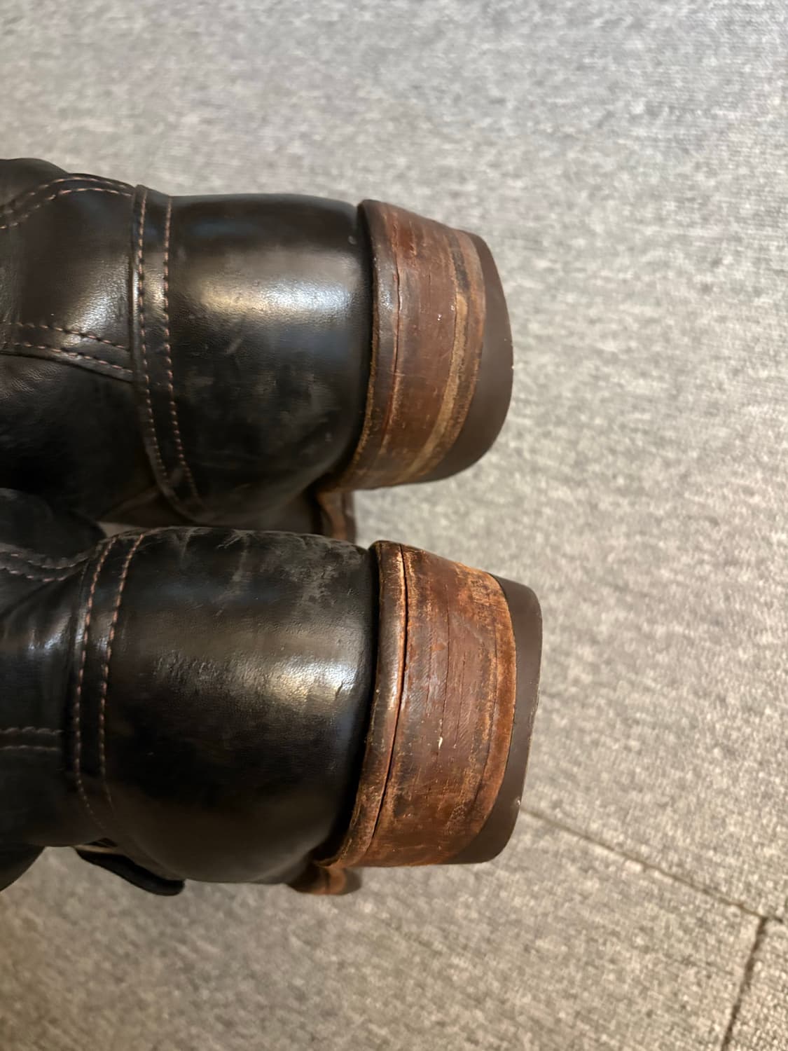 [10.5D] 웨스코 보스 블랙  엔지니어부츠 상품이미지4