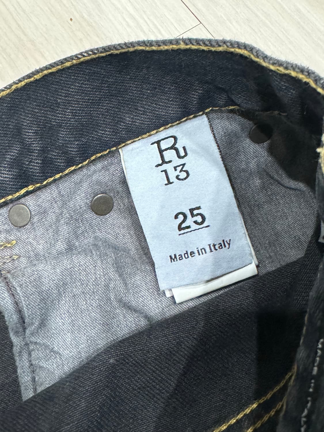 R13 알써틴 디스트레스드 진 데님 상품이미지3