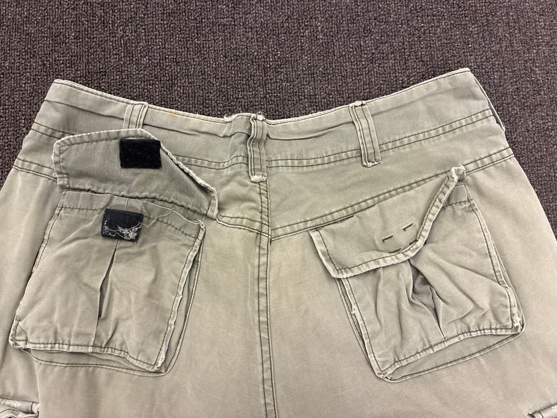 L)R&G 빈티지 카키 카고 쇼츠 상품이미지9