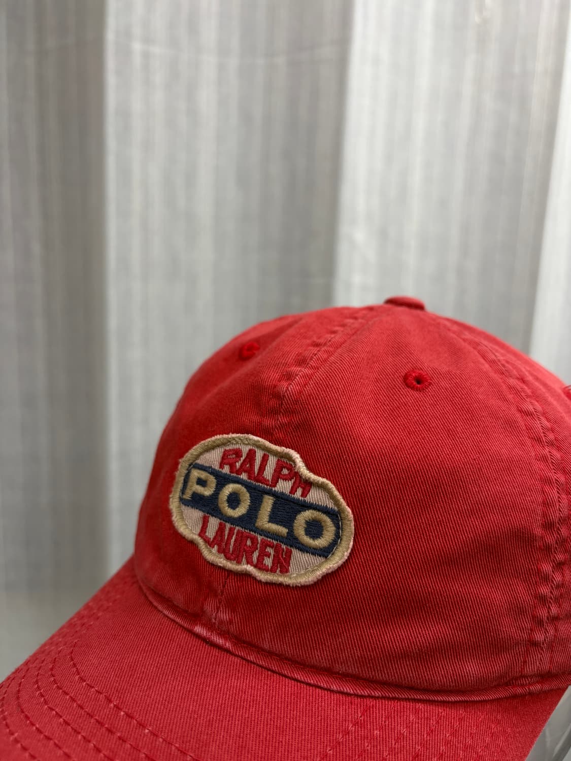 90s 폴로 랄프로렌 스포츠 레드 볼캡 모자 Polo 상품이미지2