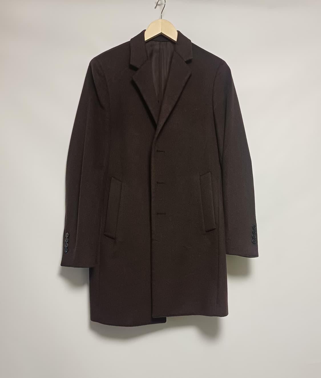 SOLID HOMME 16FW 캐시미어50 롱코트 / 46 / 상태 상급 상품이미지1