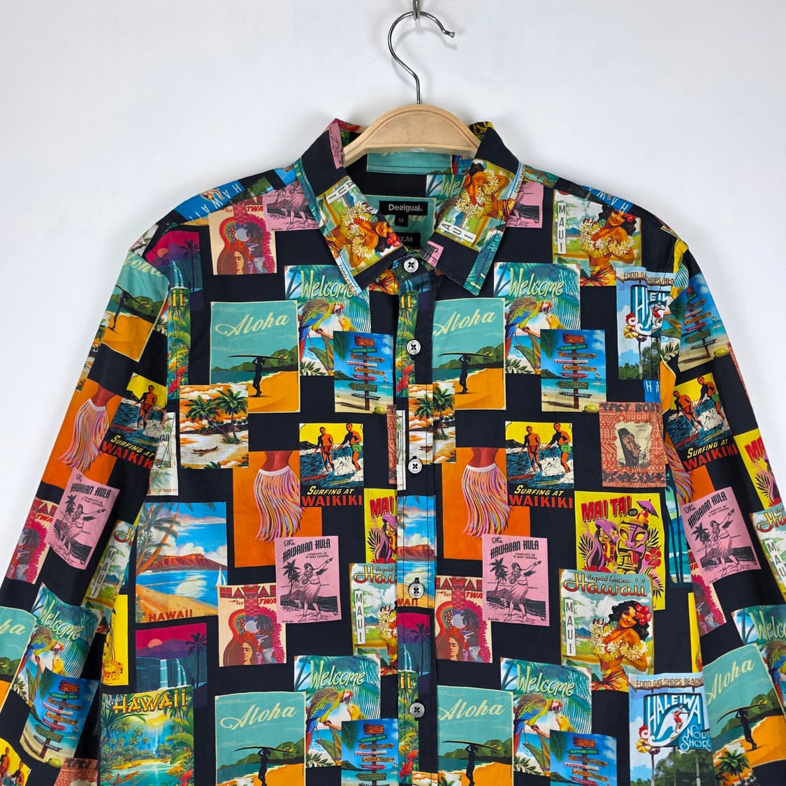 Desigual 포스트카드 프린트 남방 상품이미지1