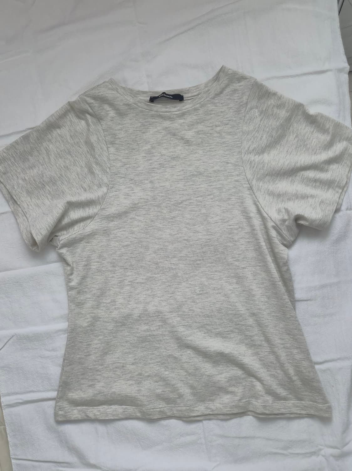 [택포,수수료×] 다이애그널 SOFT FLARE TEE (oatmeal) 상품이미지2