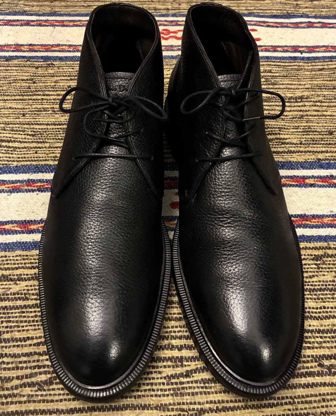 (44/285)마시모두띠 레더 가죽 처카부츠 데저트부츠 블랙 상품이미지2