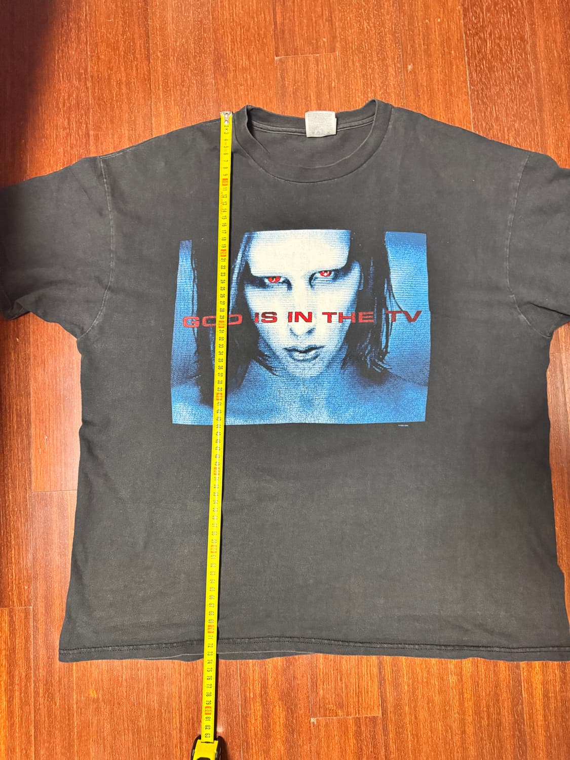 [XL] 90s 마릴린 맨슨 God is in the TV 밴드티  상품이미지8