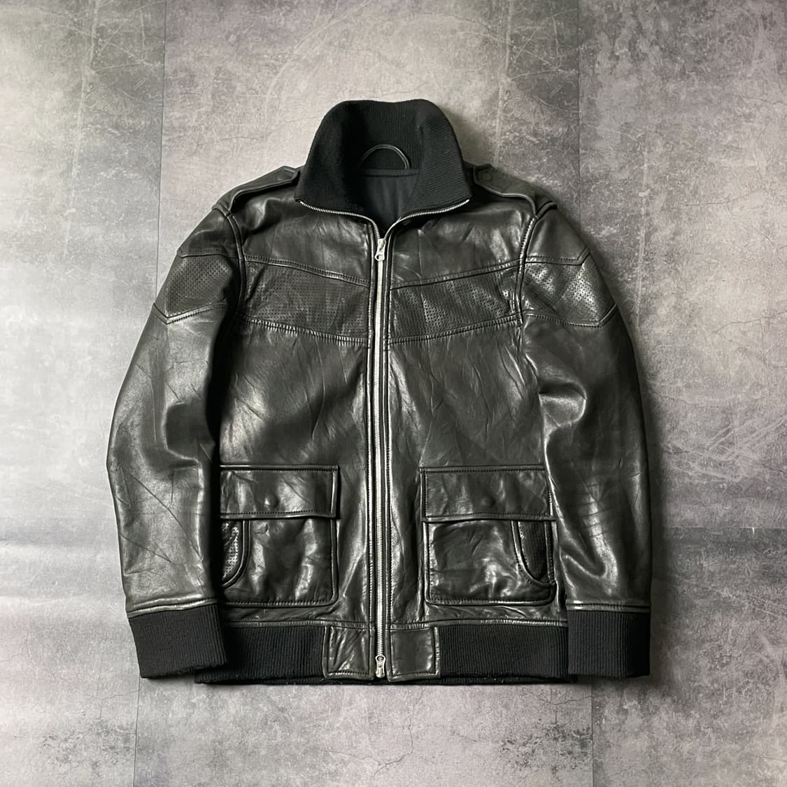 ABAHOUSE 아바하우스 빈티지 레더 자켓 상품이미지1