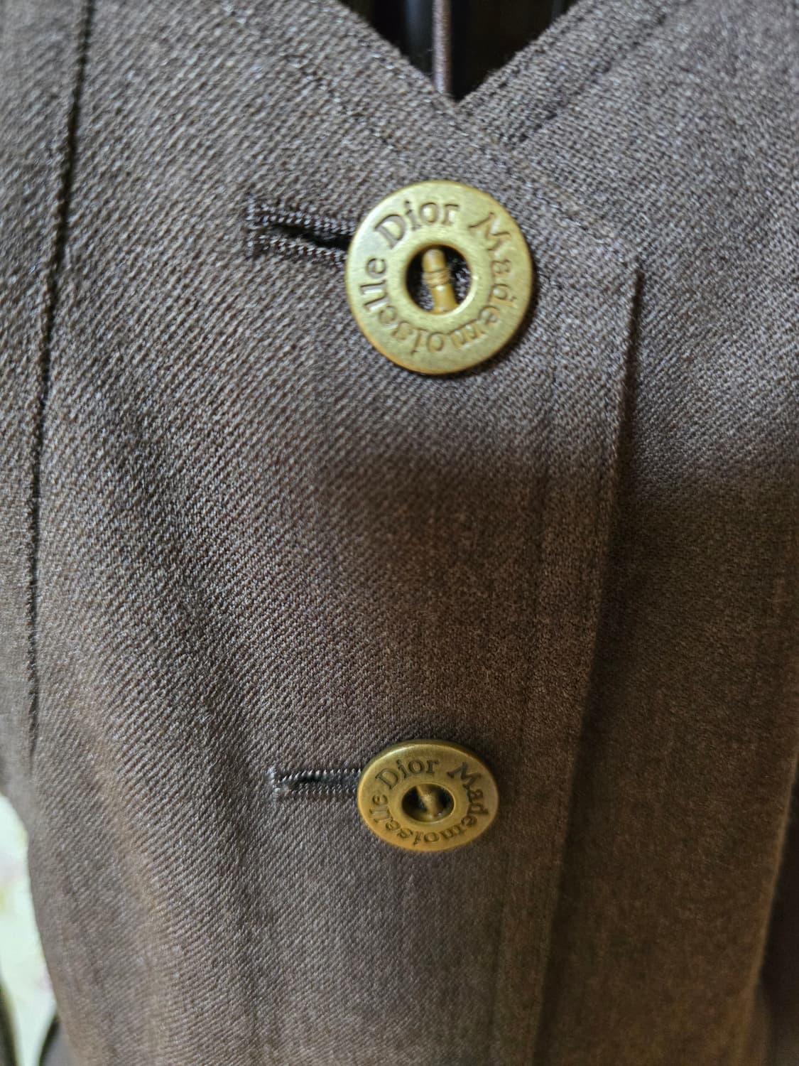 디올 마드모아젤 울 원피스 55~정핏66 상품이미지7