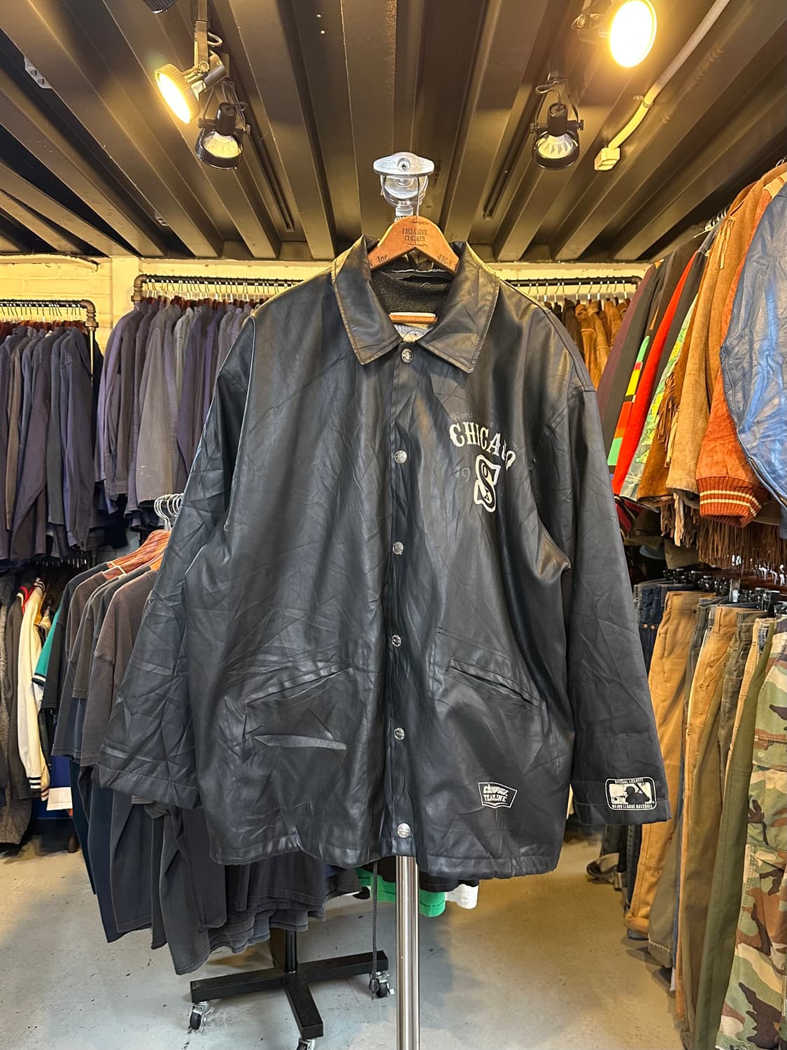 90s 쿠퍼스다운 컬렉션 MLB 베이스볼 시카고 화이트삭스 파카 상품이미지1