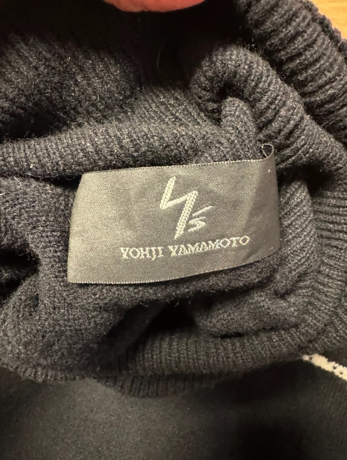 Y's 요지 야마모토 블랙 울 터틀넥 니트 상품이미지3
