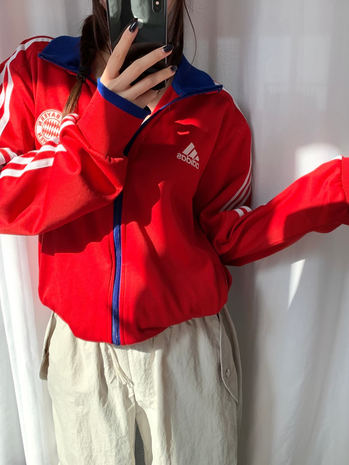 Adidas 아디다스 바이헤르뮌헨 레드 트랙탑 상품이미지1