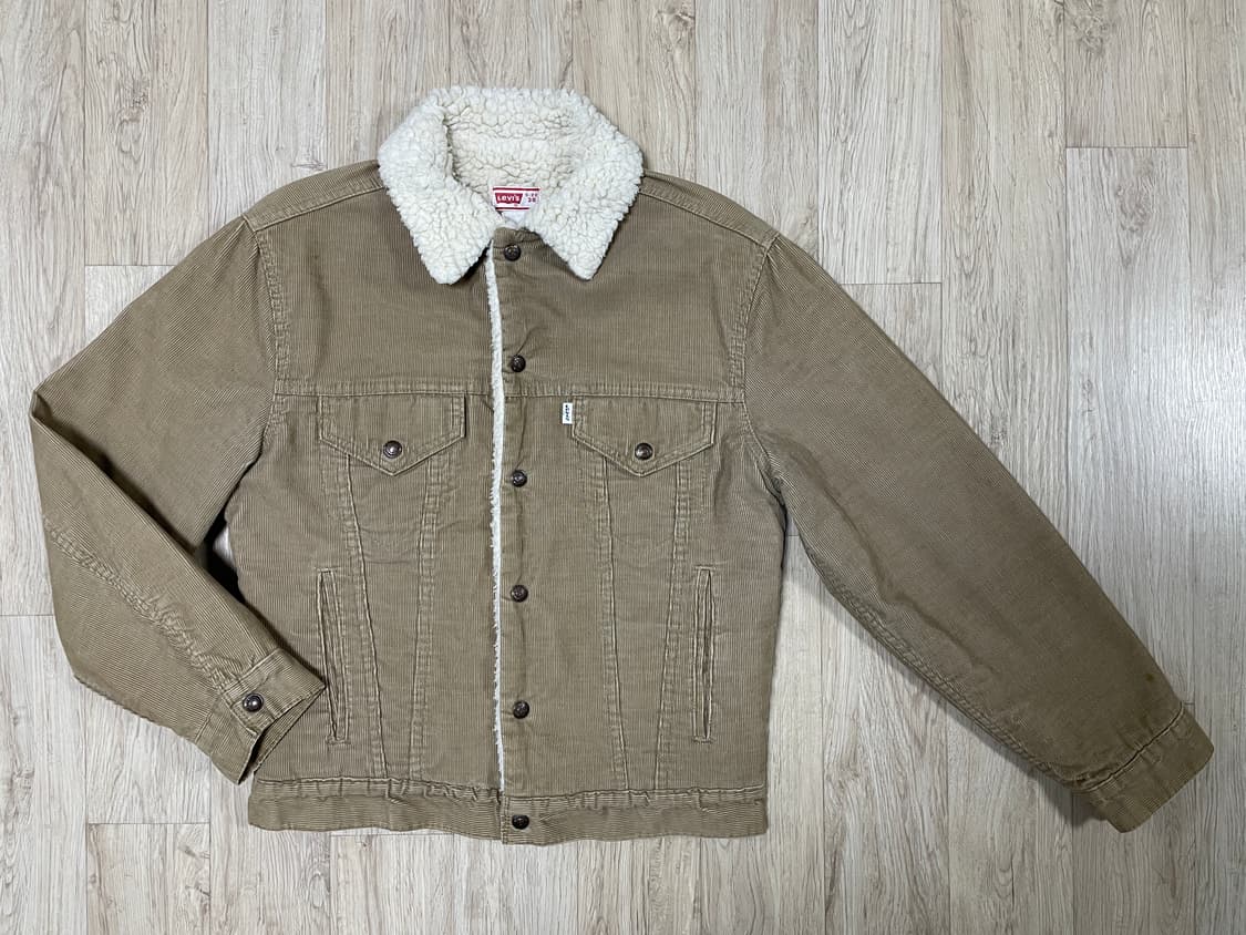 95~100) LVC원판 70's 리바이스 코듀로이 양털자켓(RRL&폴로 상품이미지1