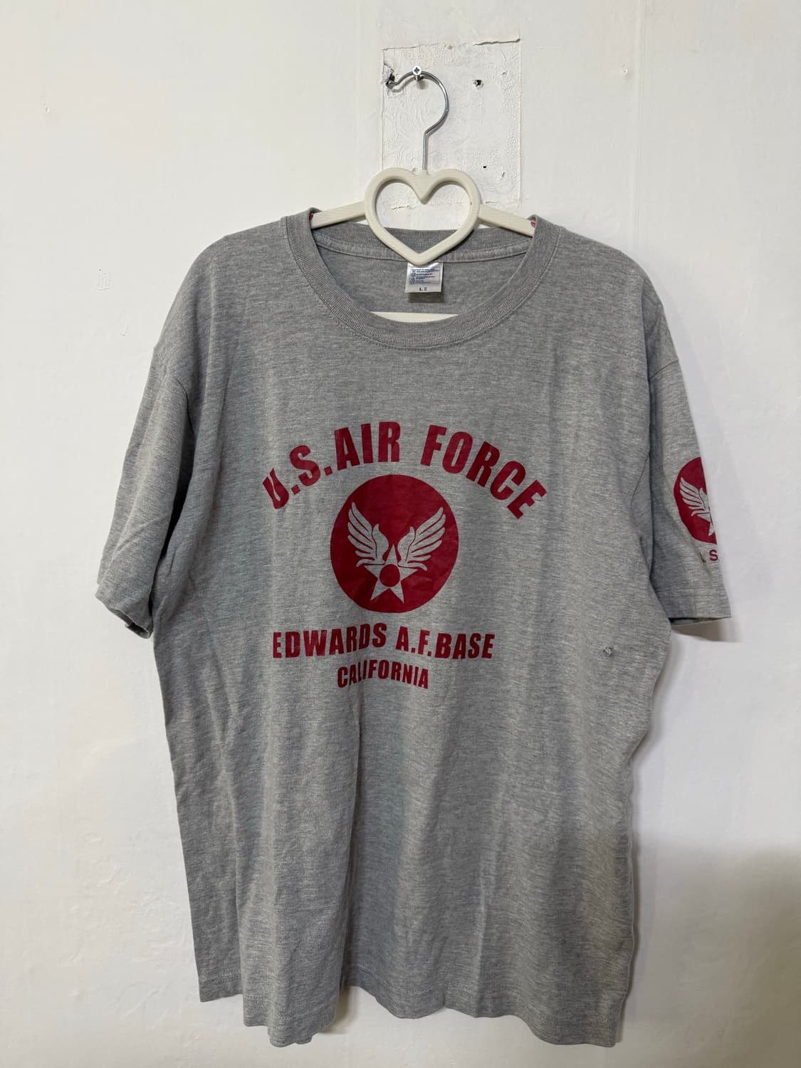 빈티지 U.S. AIR FORCE 프린팅 반팔 티셔츠 상품이미지1