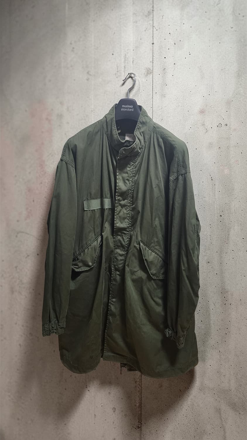 성모 마리아 자수 M65 피쉬테일 야상 자켓 상품이미지1