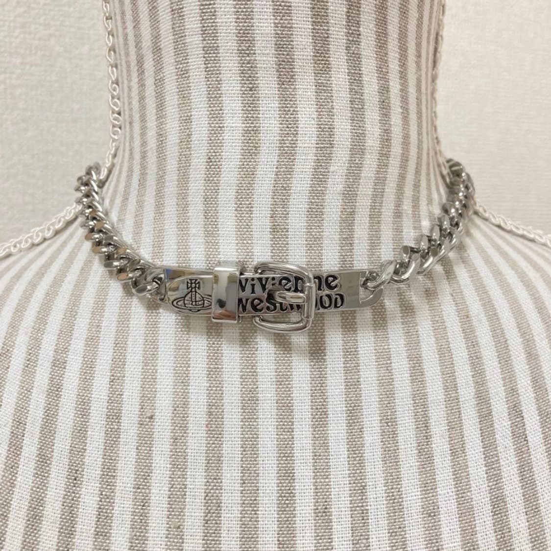 비비안웨스트우드 아카이브 orb로고 초커체인 목걸이(새상품) 상품이미지1