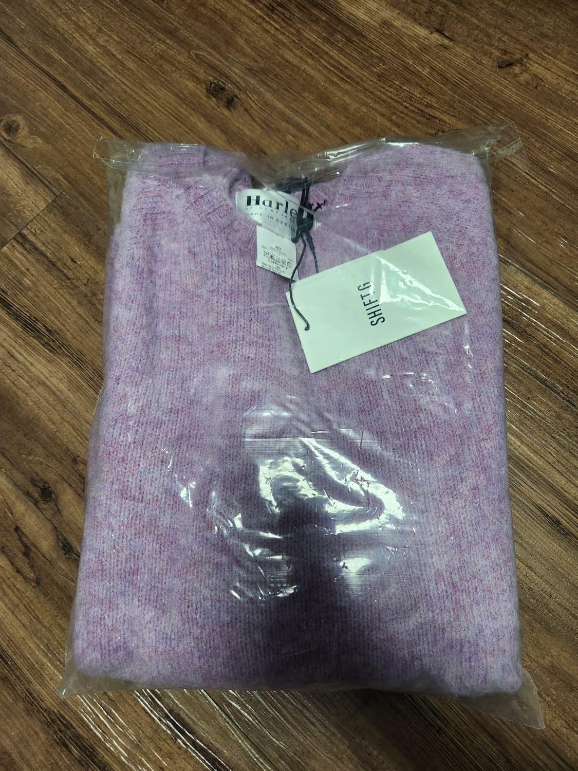 할리 쉐기독니트 헤더로즈 M사이즈(새상품) 상품이미지1