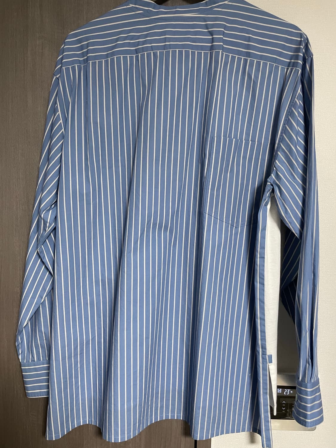 랑방 남성 롱슬리브하프셔츠 상품이미지2