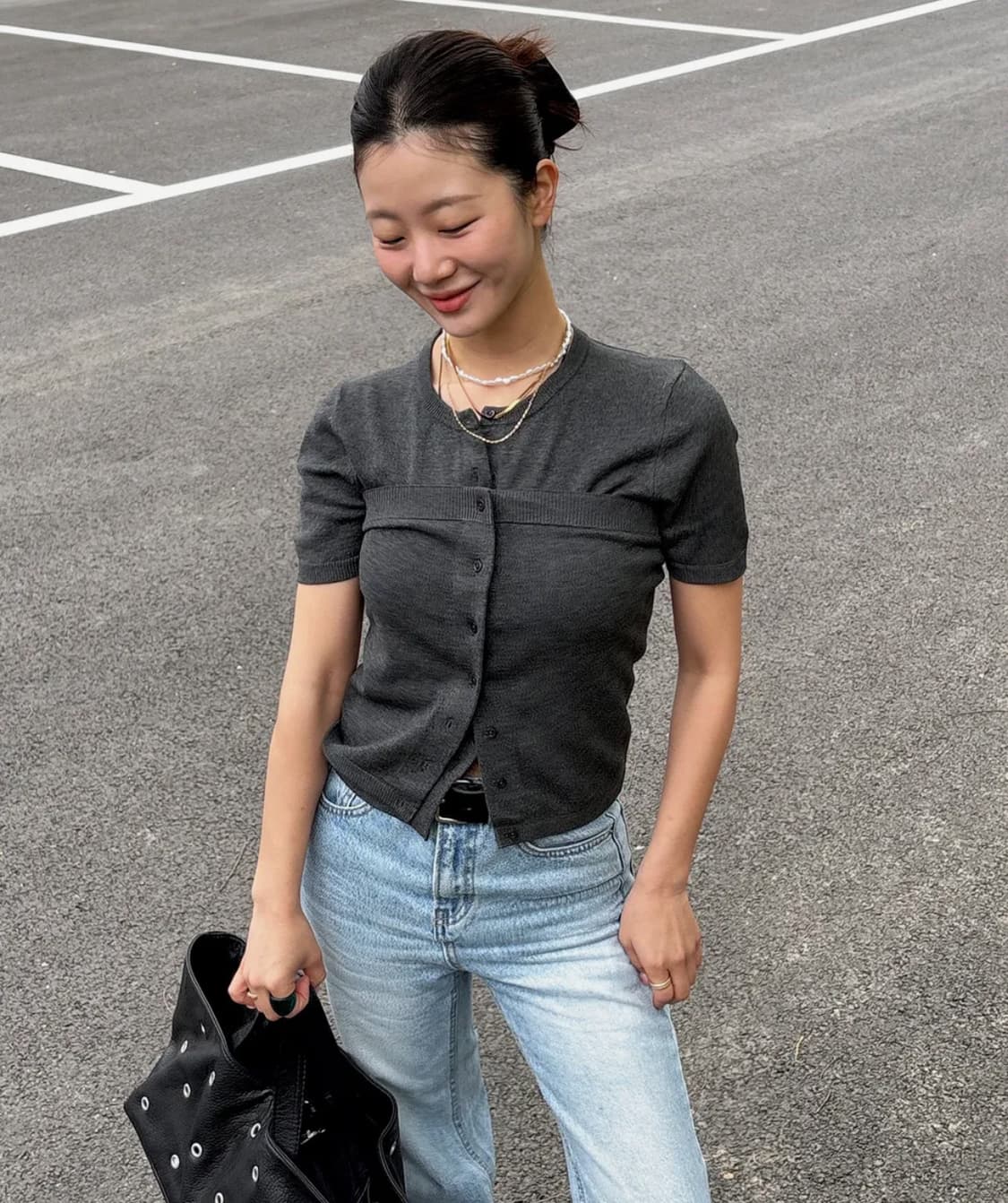 티메이커 가디건 차콜(쿨거래 할인) 상품이미지1