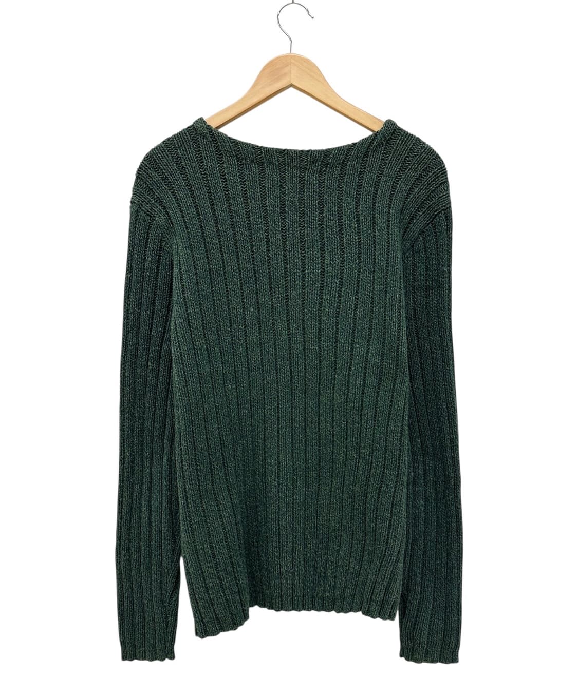 00s 폴로 코튼 니트 그린 (XL) 상품이미지9