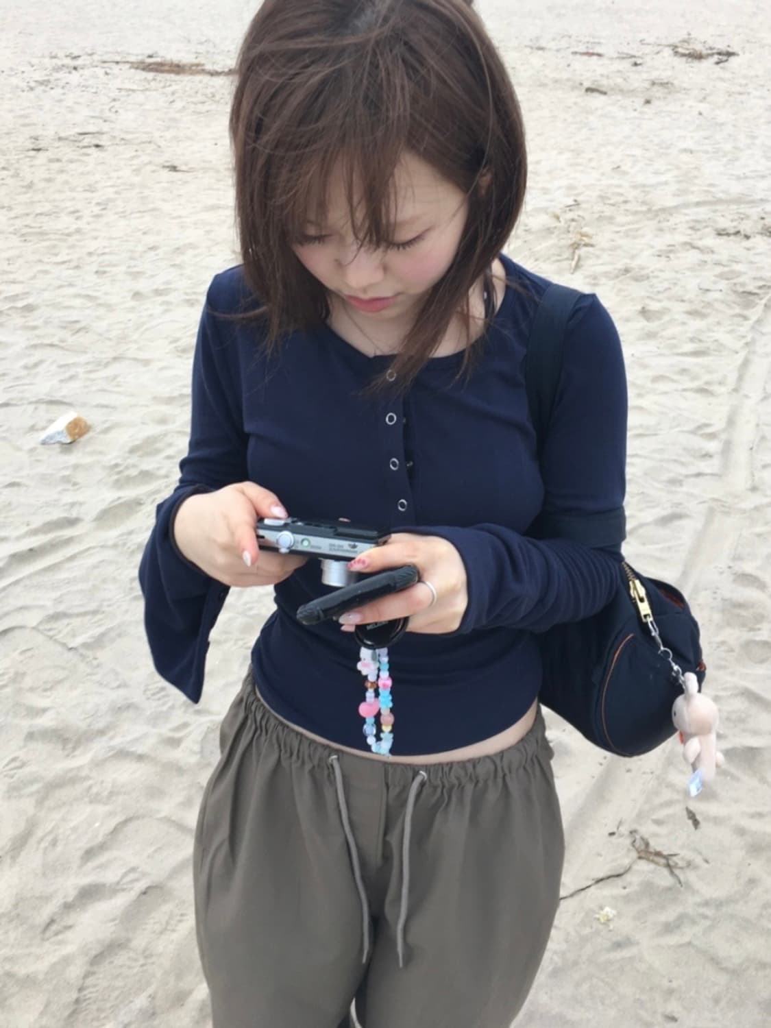 아워캐비넷 페어리 버튼 티 fairy button tee 상품이미지2