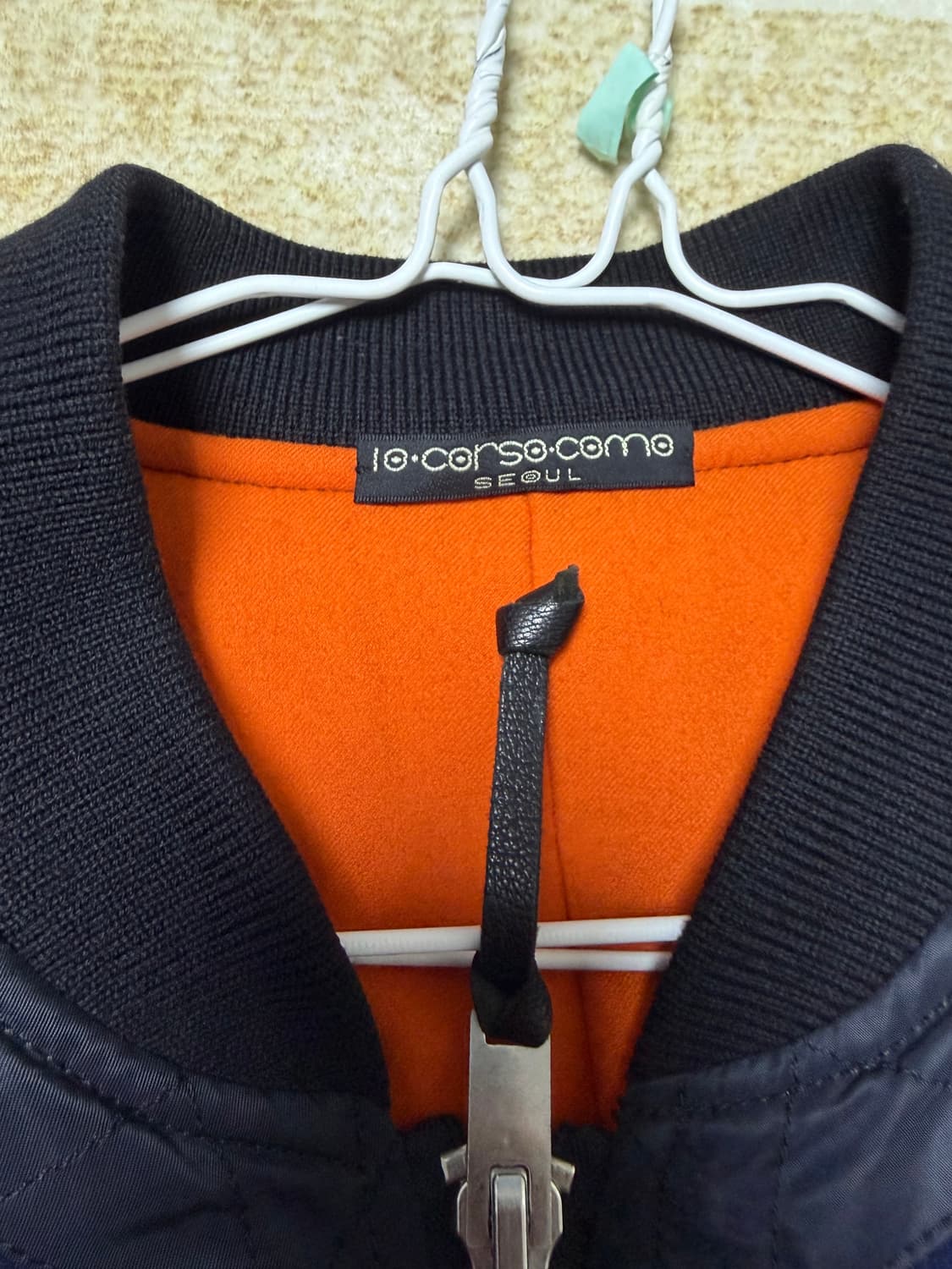 [46]타카히로미야시타 더 솔로이스트 14AW 이중봄버 네이비 상품이미지2