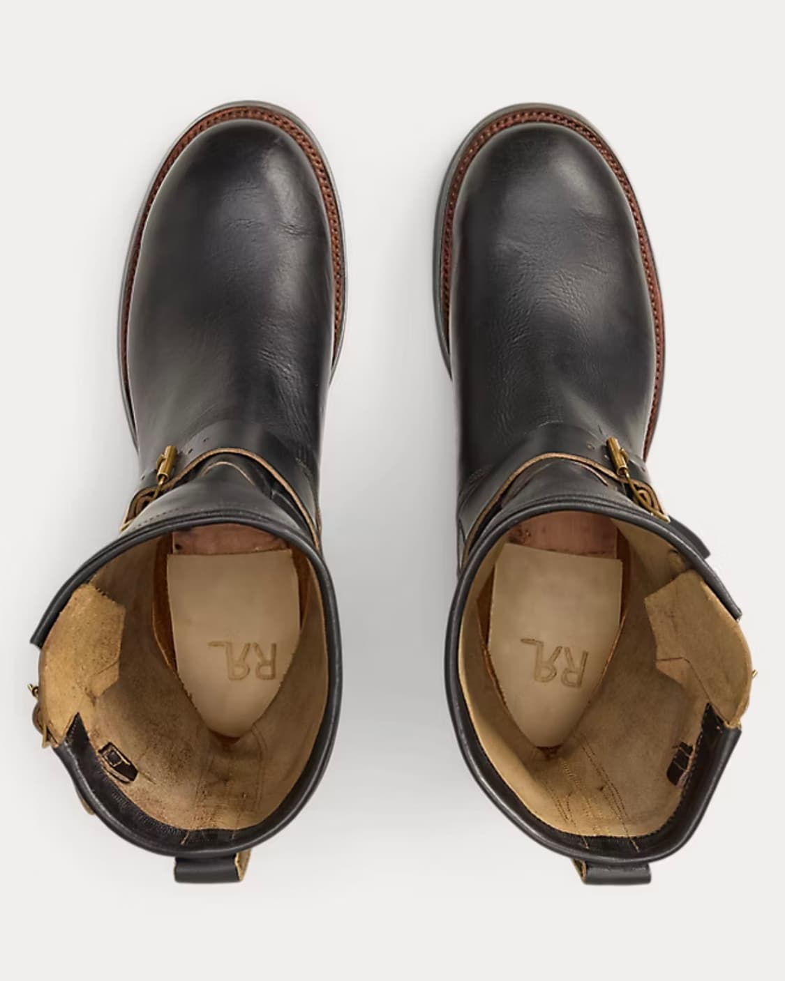 RRL 엔지니어 레더 부츠 9 D 상품이미지3