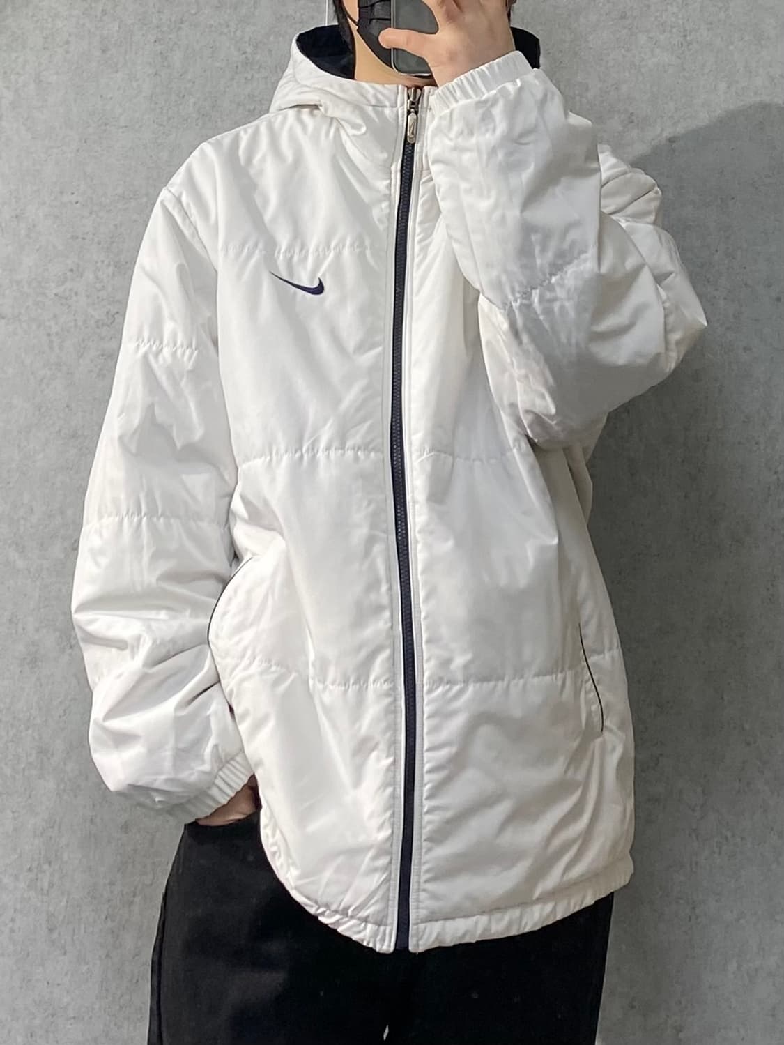 [XL] 00s Nike 나이키 리버서블 후드 자켓 상품이미지10