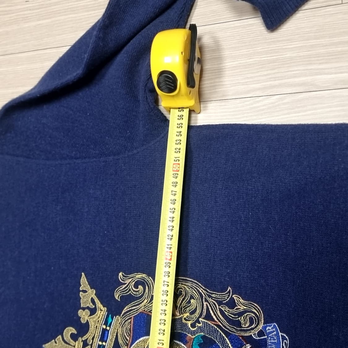 미제usa 터치윈드 90s빈티지 자수 맨투맨 네이비(L) 상품이미지7